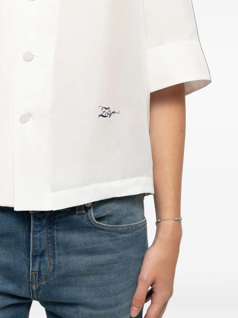 Zadig&Voltaire Telmy zijden blouse Wit