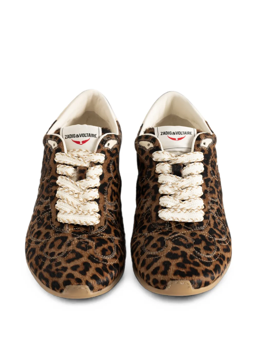 Zadig&Voltaire ZV leo pony Dance sneakers Bruin