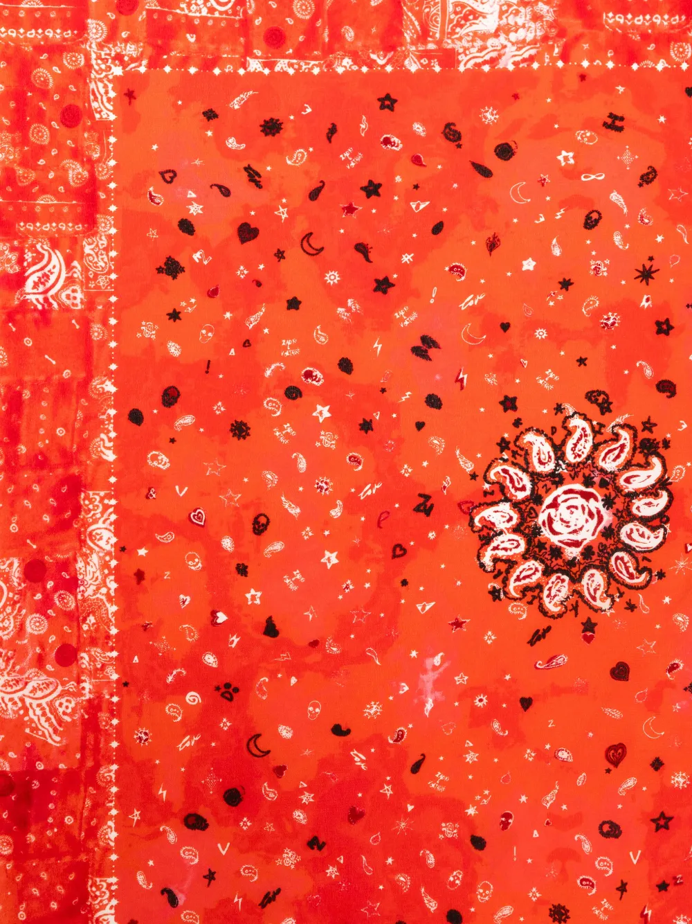 Zadig&Voltaire Blondie 62 bandana sjaal Rood