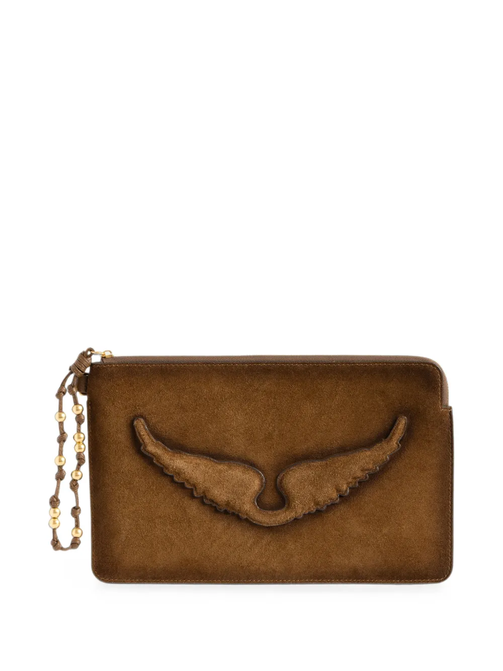 Zadig&Voltaire Angel leather clutch · OS