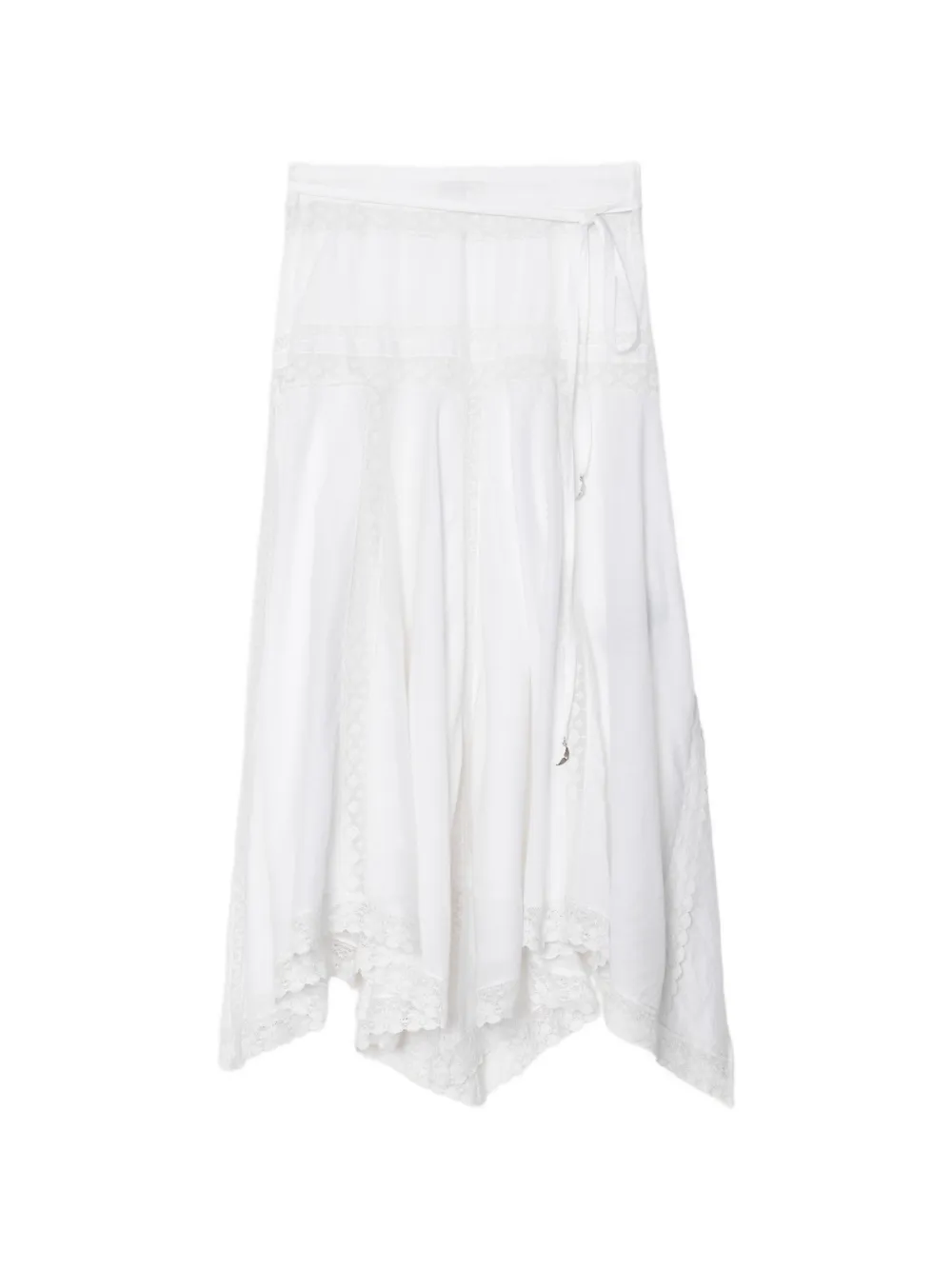Zadig&Voltaire Jetro asymmetric skirt - Bianco