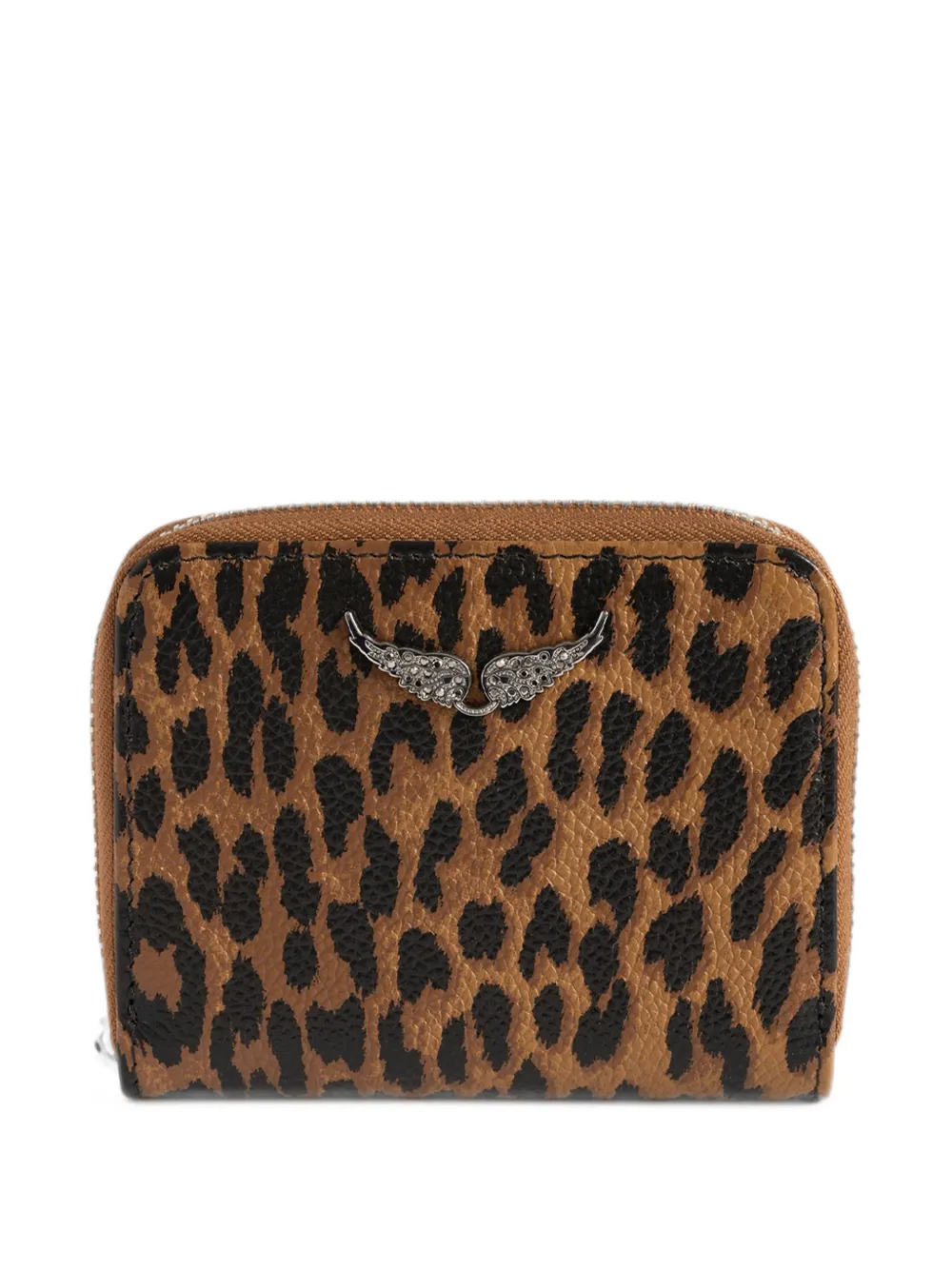 Zadig&Voltaire mini ZV leo coin purse Bruin