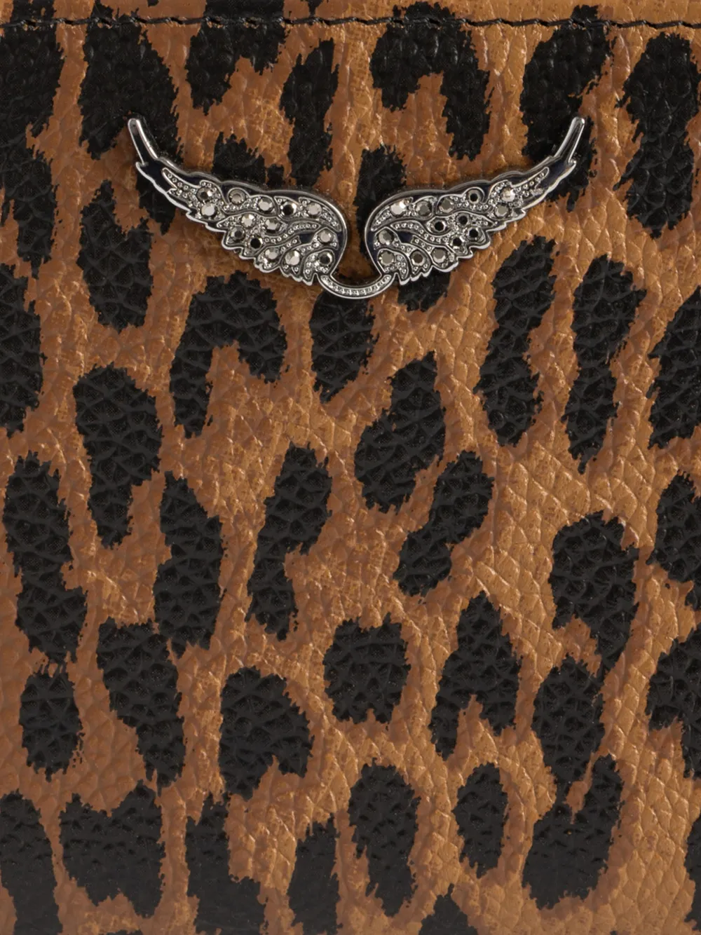 Zadig&Voltaire mini ZV leo coin purse Bruin