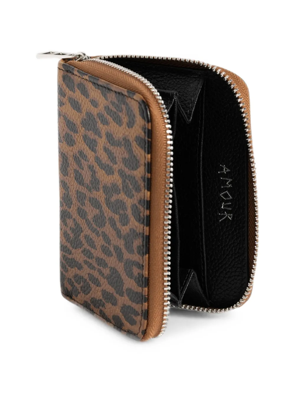 Zadig&Voltaire mini ZV leo coin purse Bruin