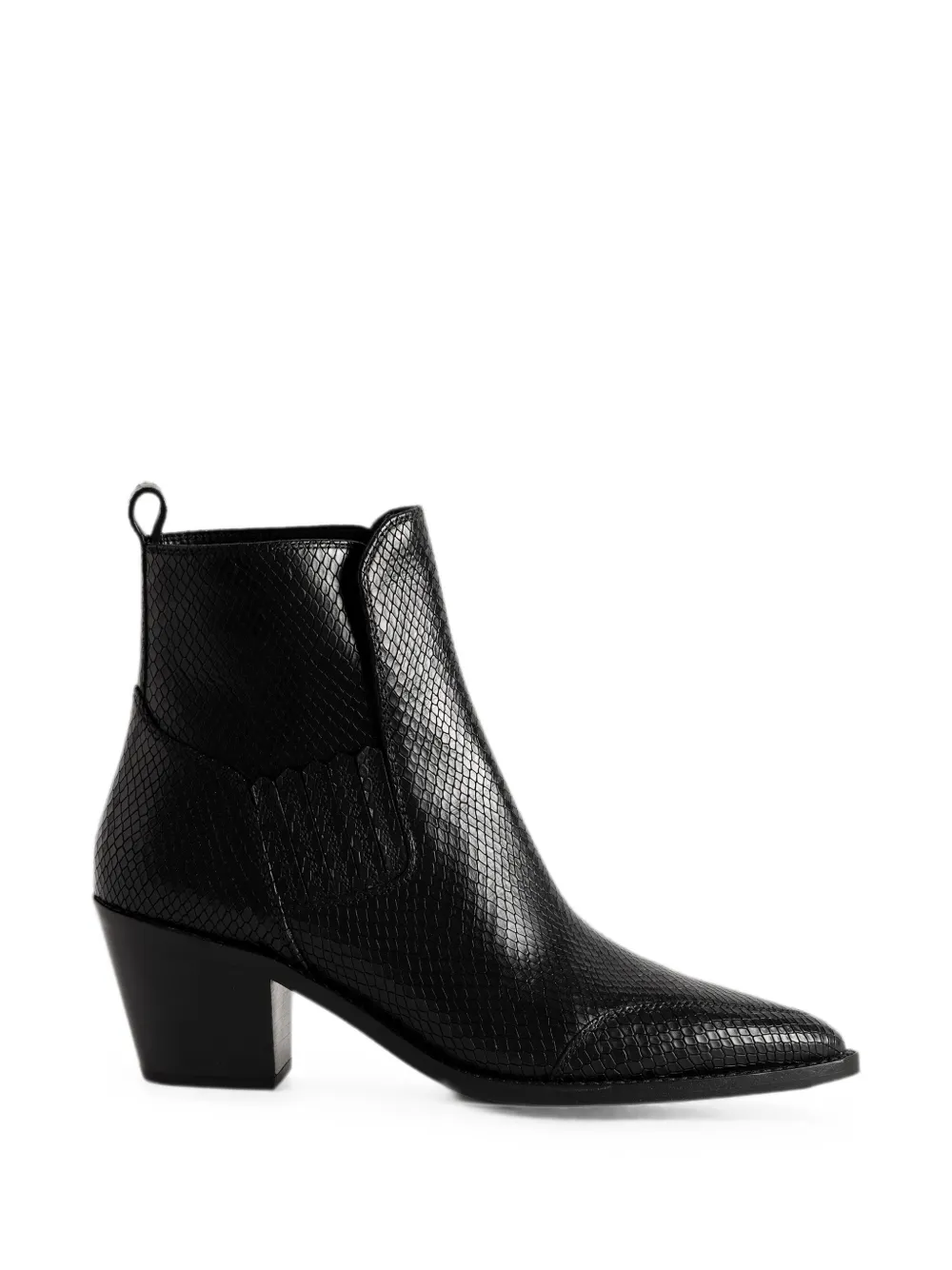Zadig&Voltaire Tyler Neo snakeskin-effect boots Zwart