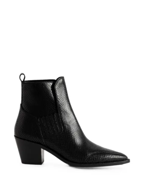 Zadig&Voltaire Tyler Neo støvler med slangeskindseffekt