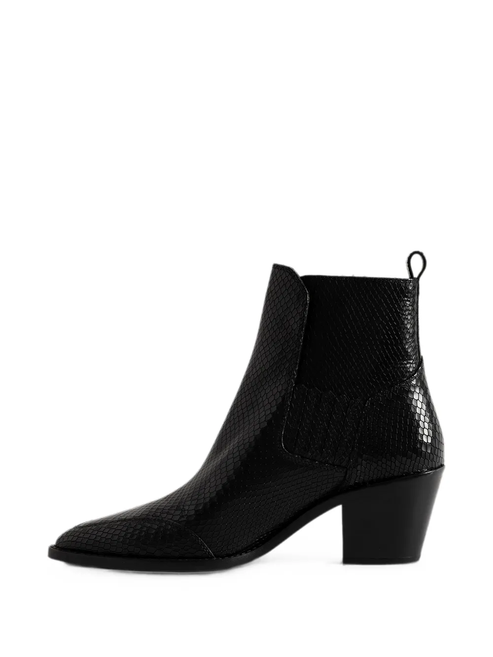Zadig&Voltaire Tyler Neo snakeskin-effect boots Zwart