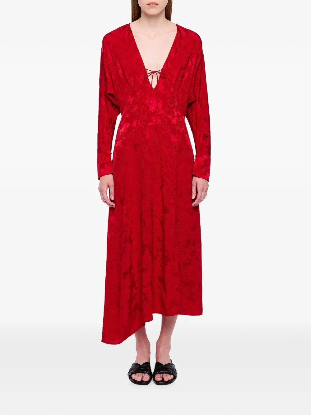 Zadig&Voltaire Respa Jac jurk met paarden Rood