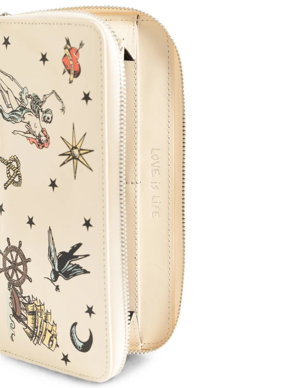 Zadig&Voltaire Compagnon portemonnee Beige