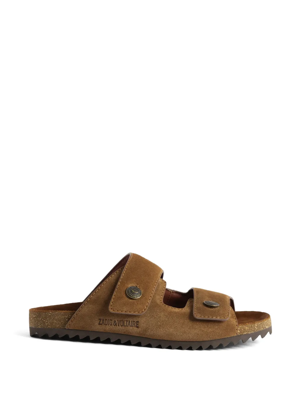 Zadig&Voltaire Santa Fe logo-detail sandals Bruin