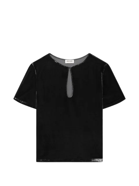 Zadig&Voltaire Tchai velvet top