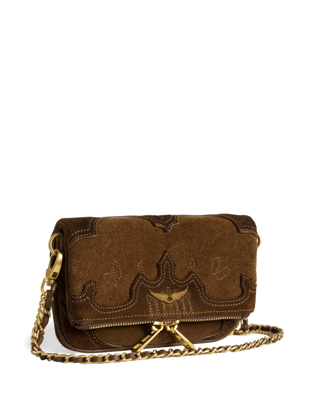 Zadig&Voltaire Rock kleine schoudertas Bruin