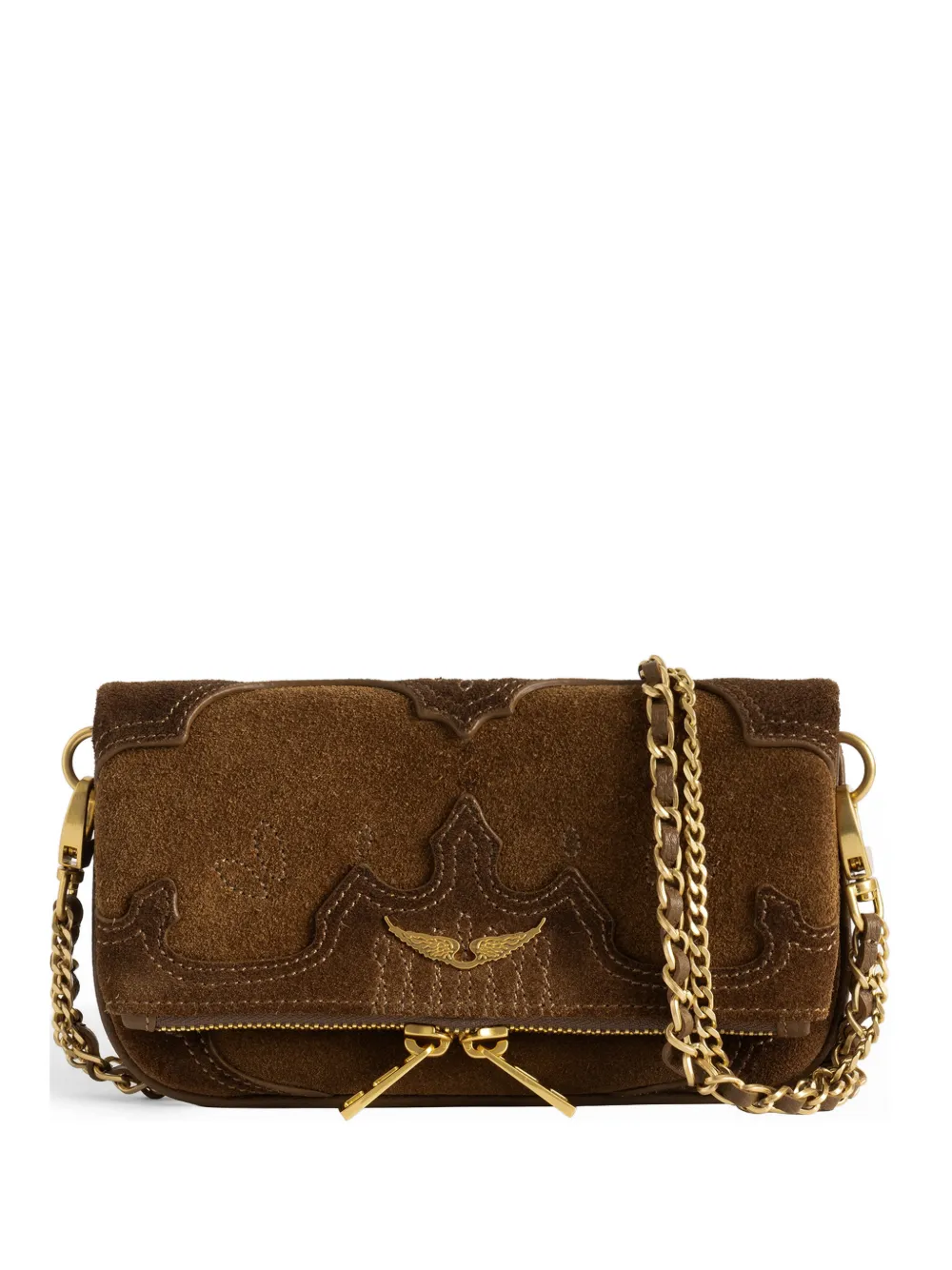 Zadig&Voltaire Rock Nano Schultertasche - Braun