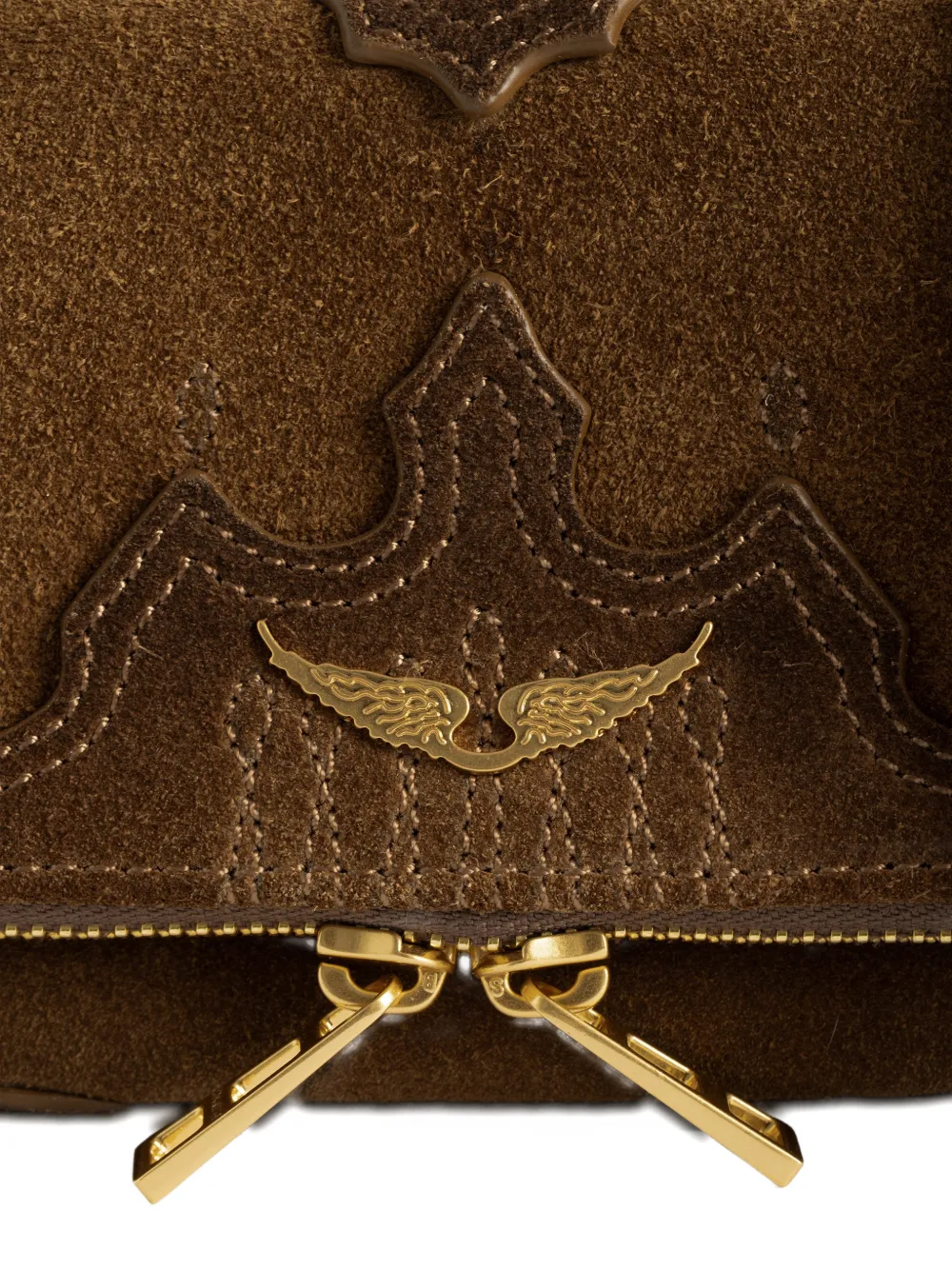 Zadig&Voltaire Rock kleine schoudertas Bruin