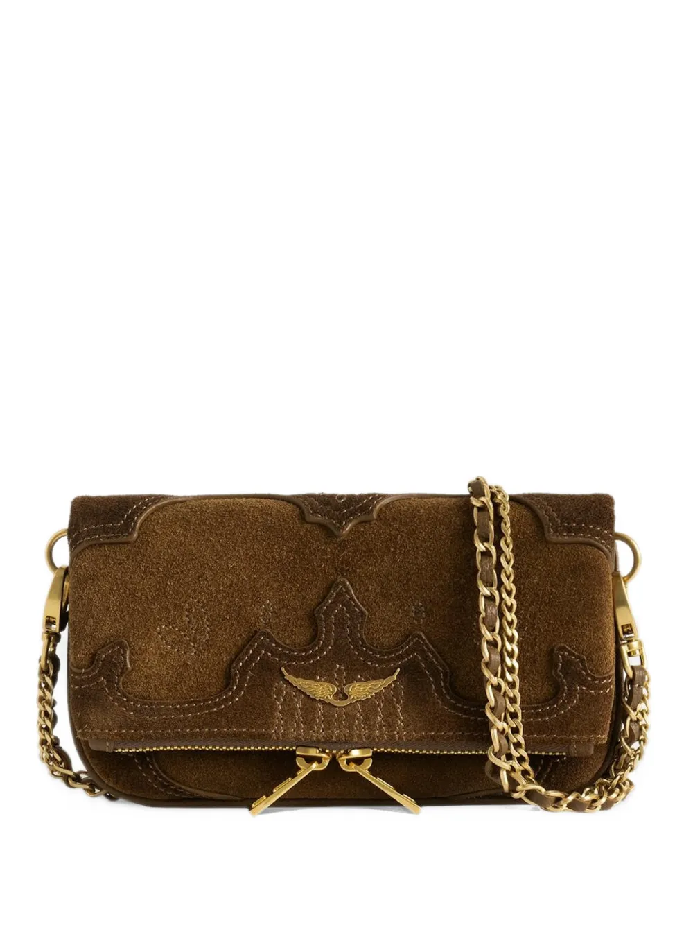 Zadig&Voltaire Rock kleine schoudertas Bruin
