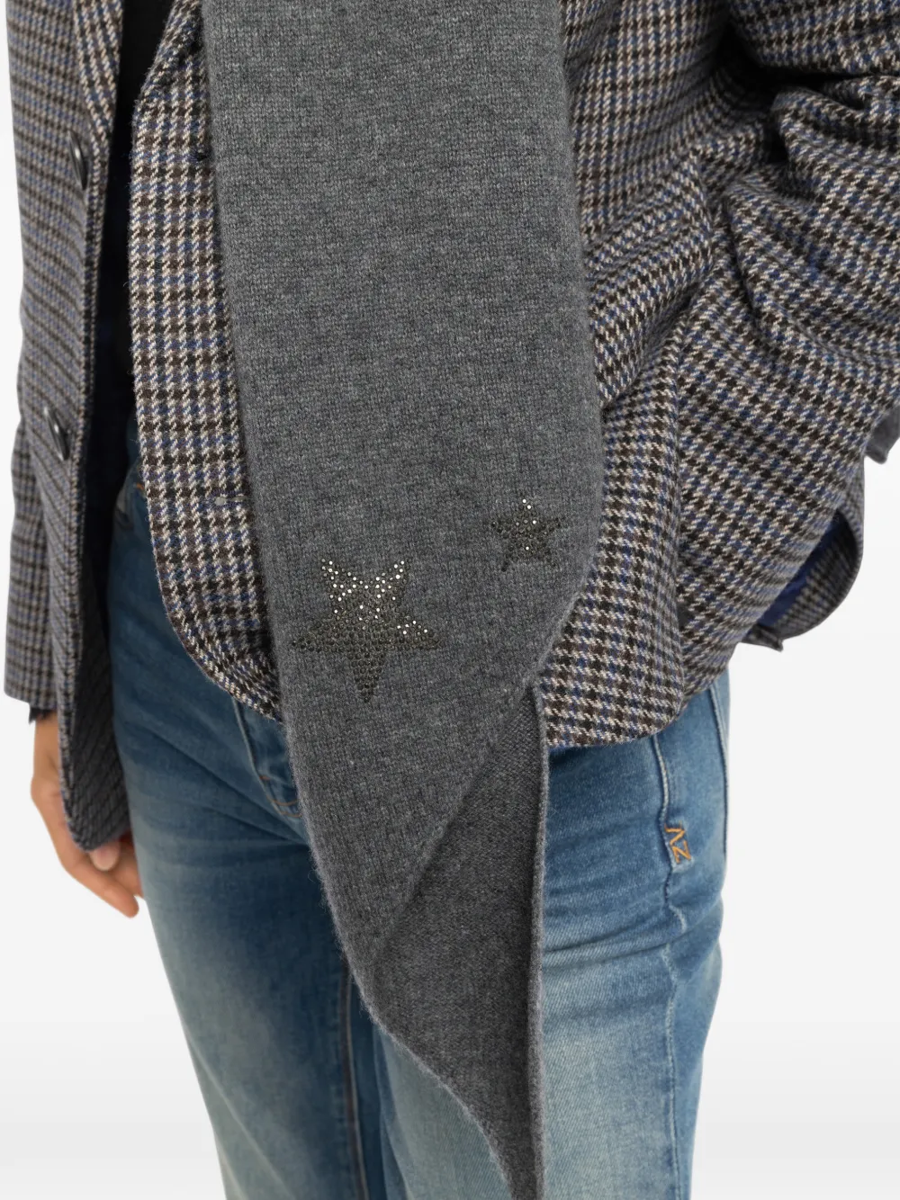 Zadig&Voltaire Lucy thin scarf Grijs