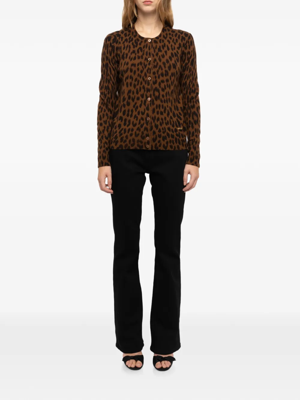 Zadig&Voltaire Missia leopard cardigan Bruin