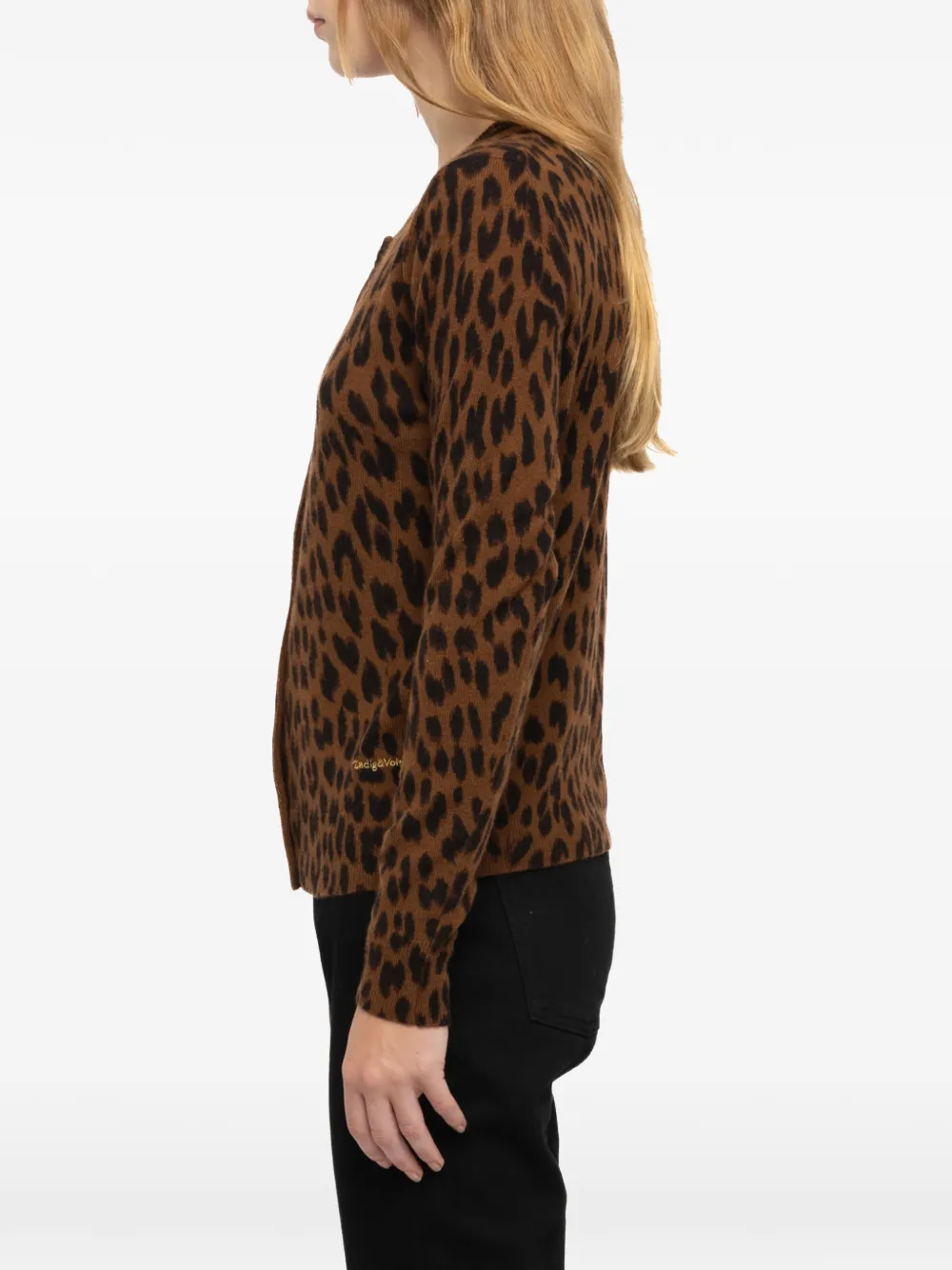 Zadig&Voltaire Missia leopard cardigan Bruin