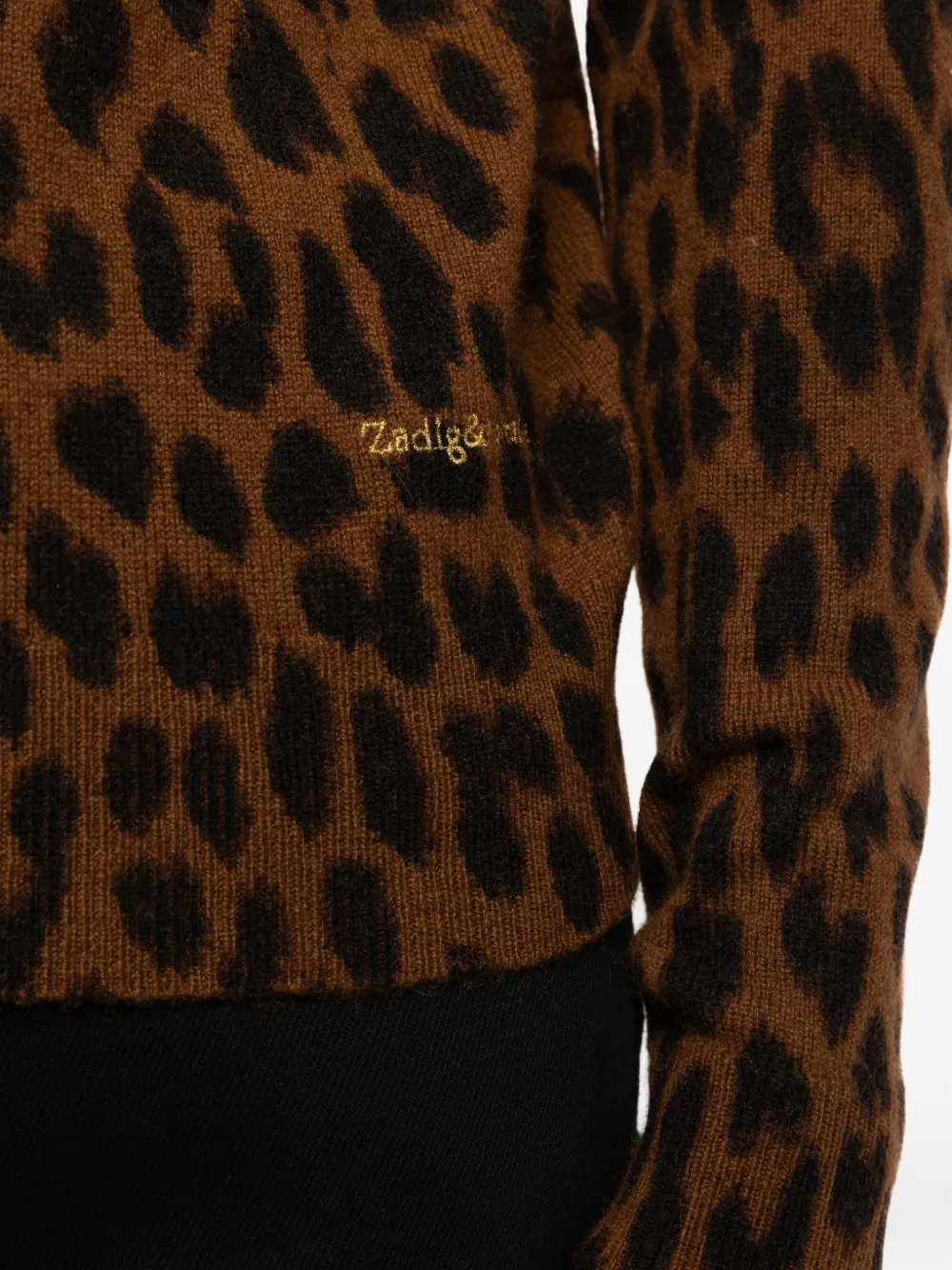 Zadig&Voltaire Missia leopard cardigan Bruin