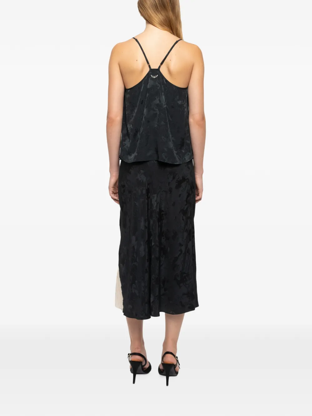 Zadig&Voltaire Jayla zijden rok Zwart