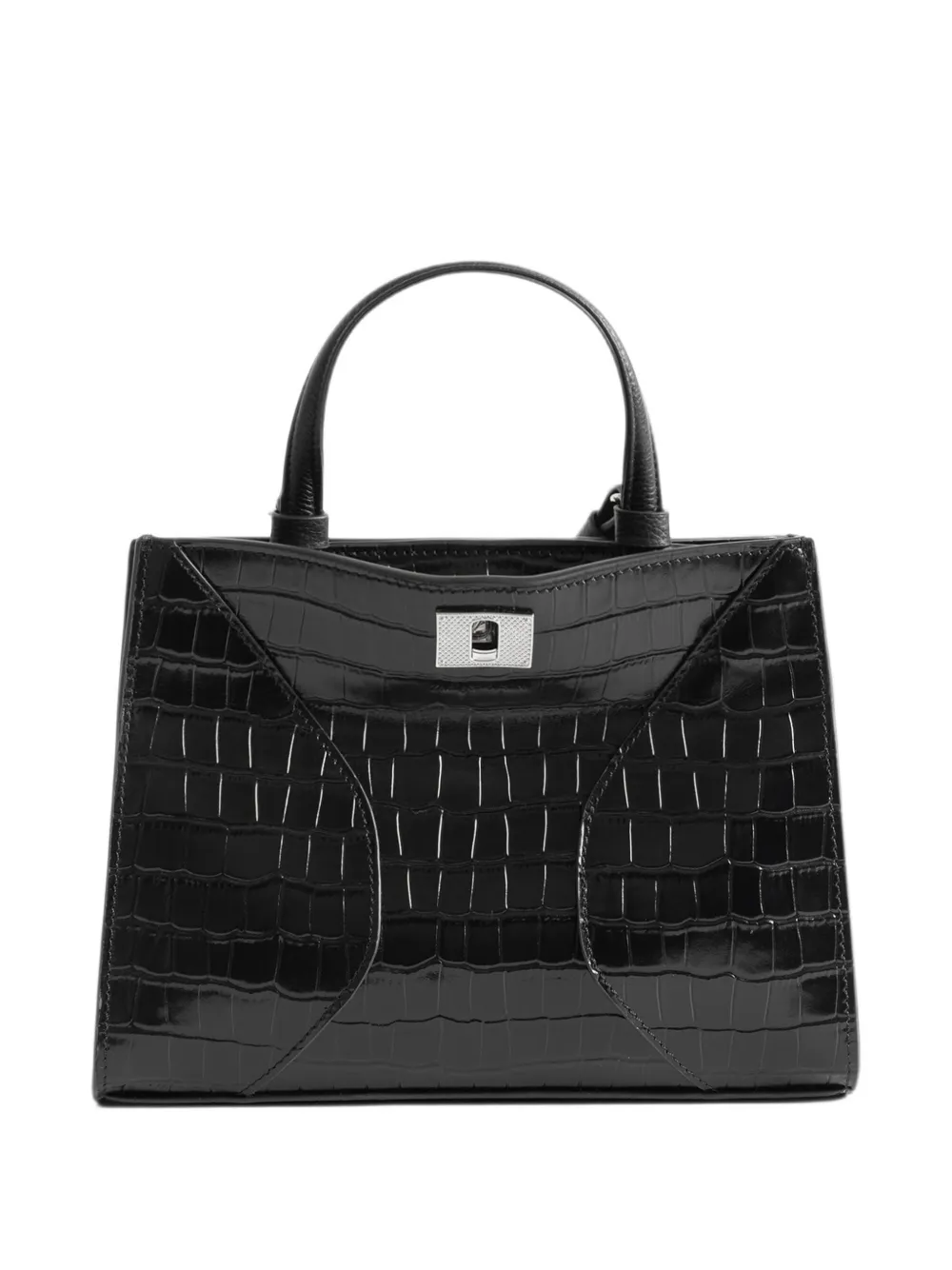 Zadig&Voltaire Jack mini croco bag Zwart