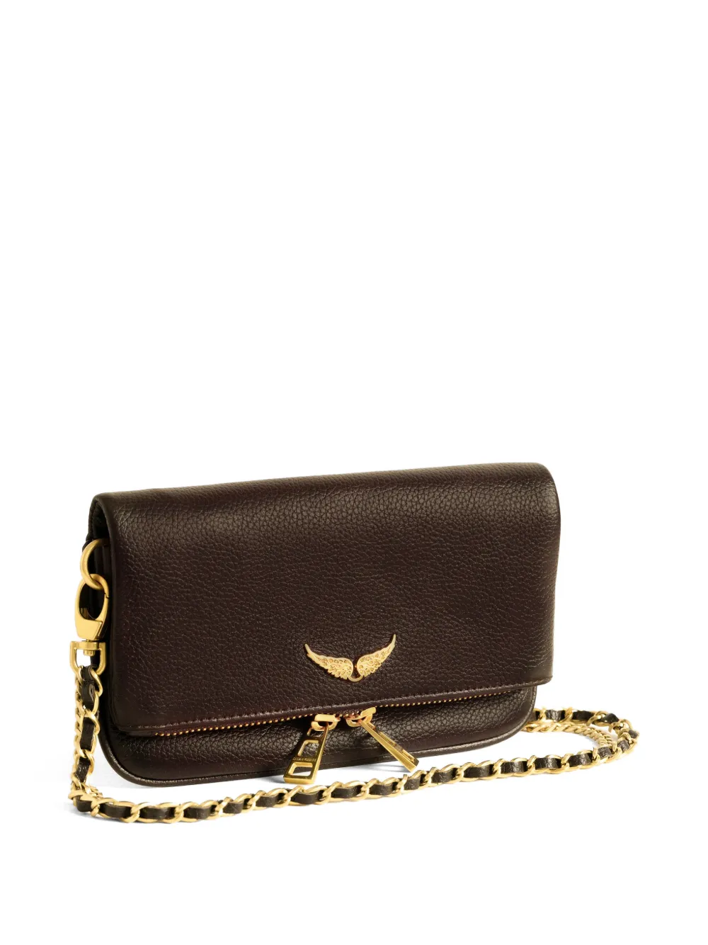 Zadig&Voltaire Rock mini-clutch Bruin