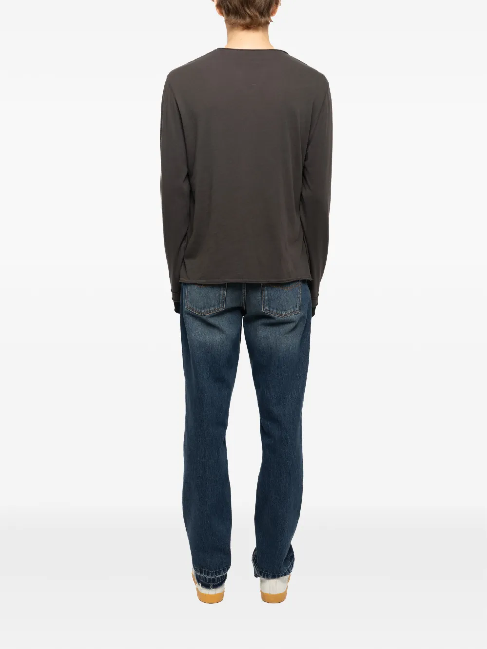 Zadig&Voltaire Monastir Henley T-shirt Grijs