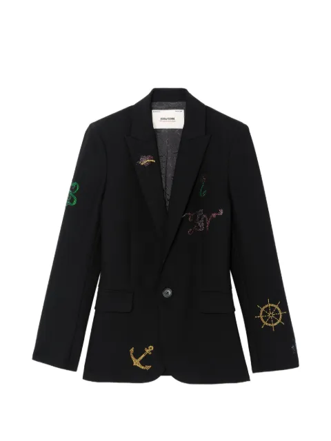 Zadig&Voltaire Valse strass multinavy jacket