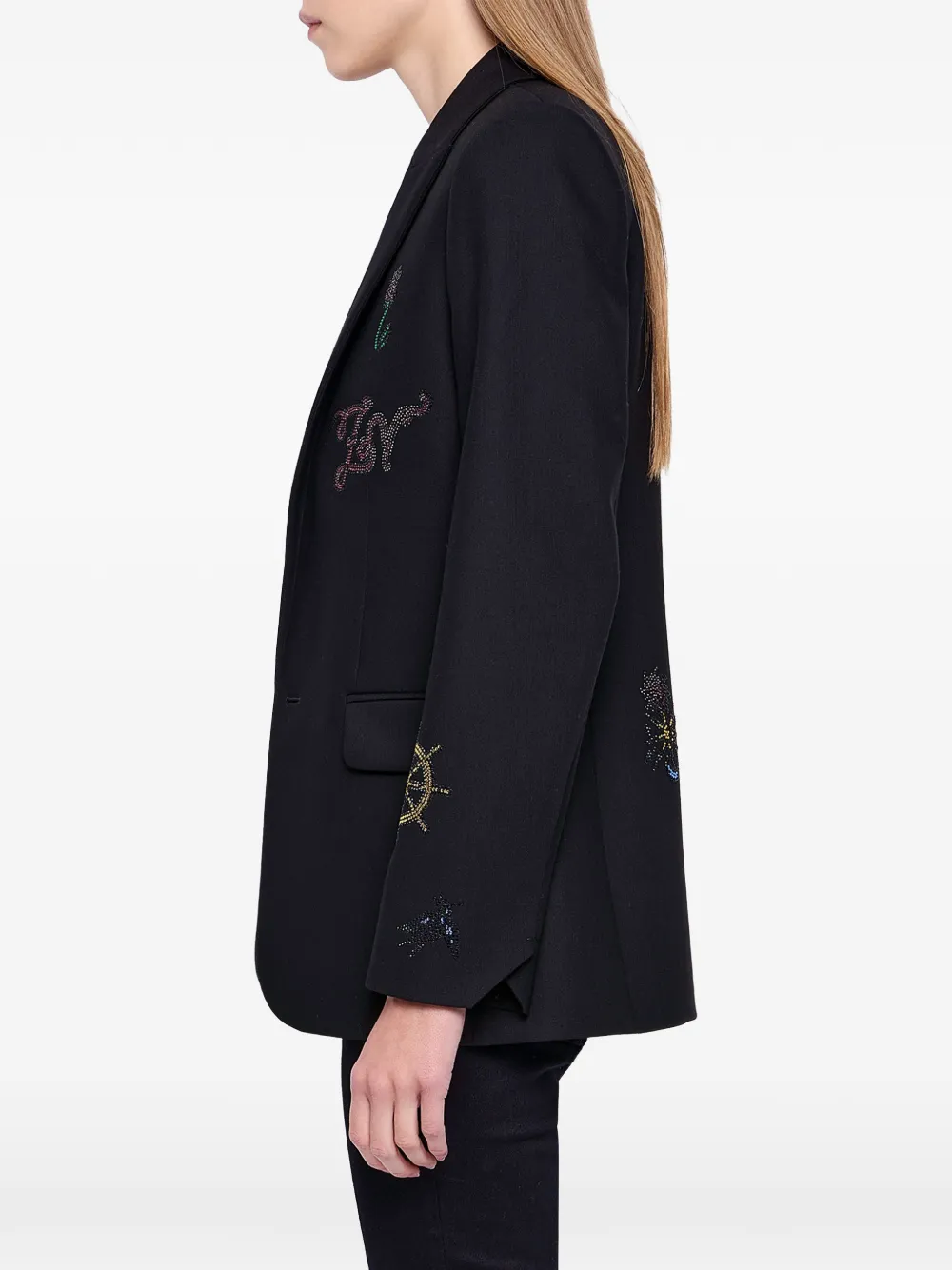 Zadig&Voltaire Valse blazer met stras Zwart