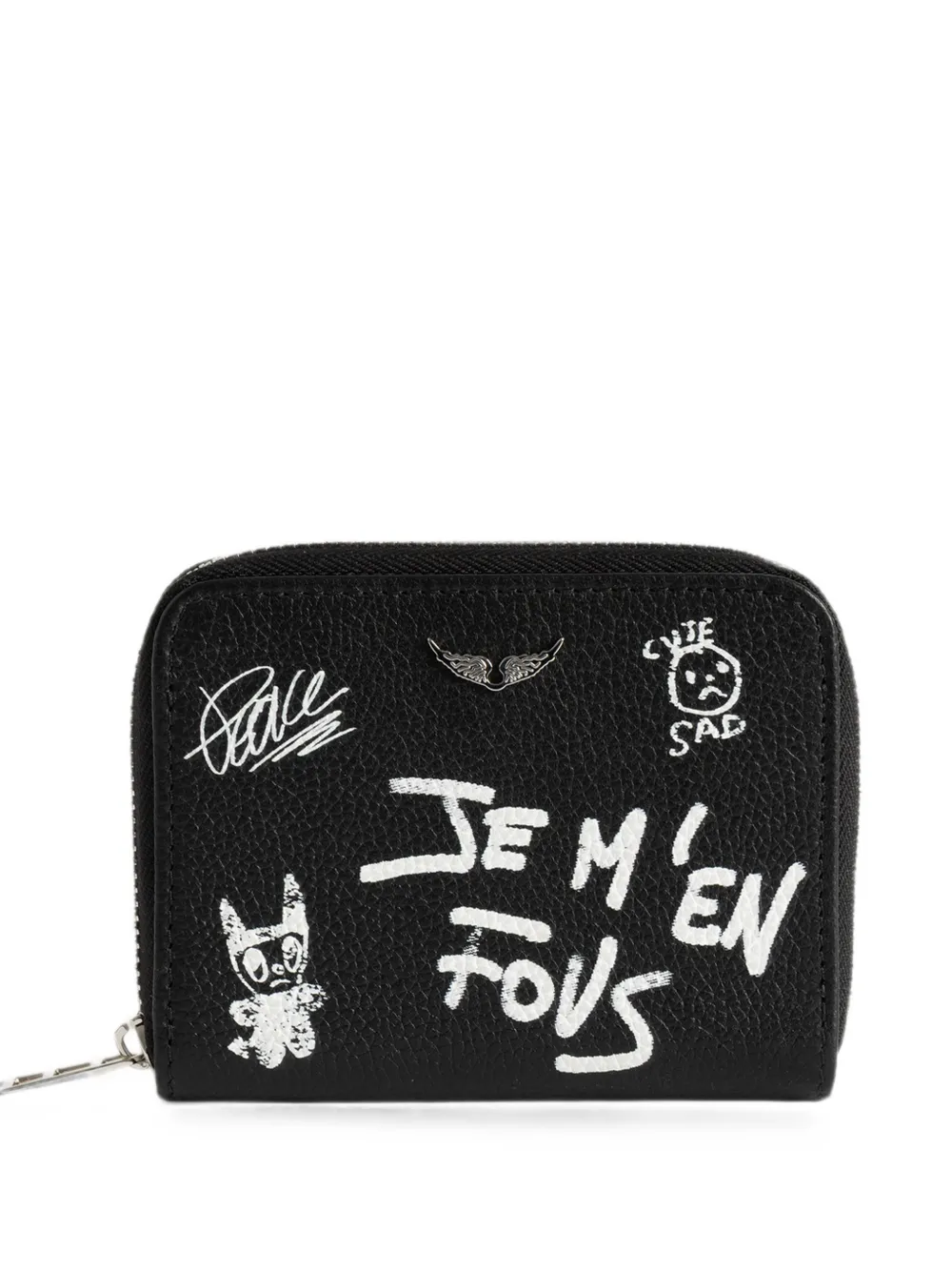 Zadig&Voltaire mini ZV Arty Tag wallet - Nero