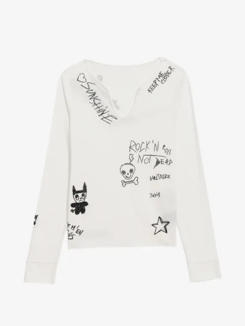 Zadig&Voltaire Happy Henley T-shirt