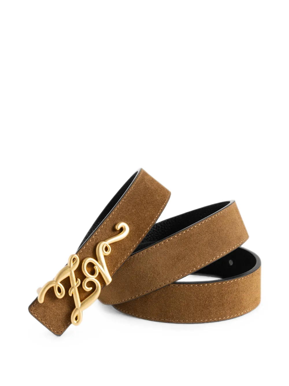 Zadig & Voltaire Zv Reversible 30mm Belt In Brown