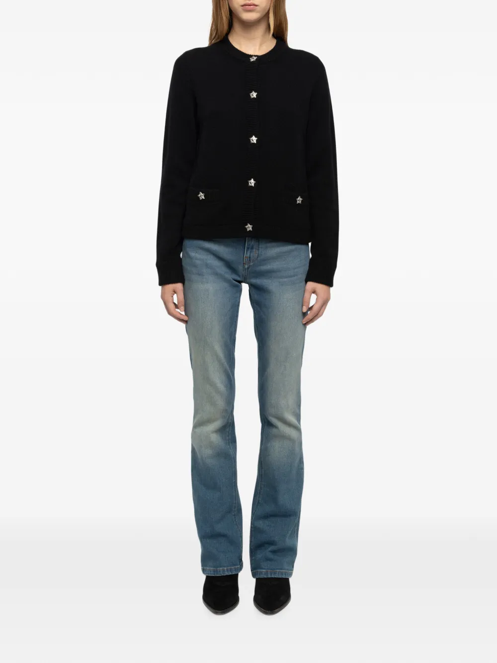 Zadig&Voltaire Marcya WS bijoux vest Zwart