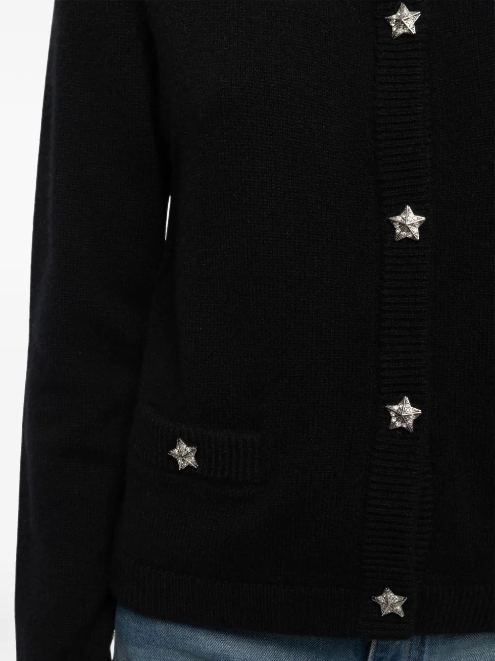 Zadig&Voltaire Marcya WS bijoux vest Zwart