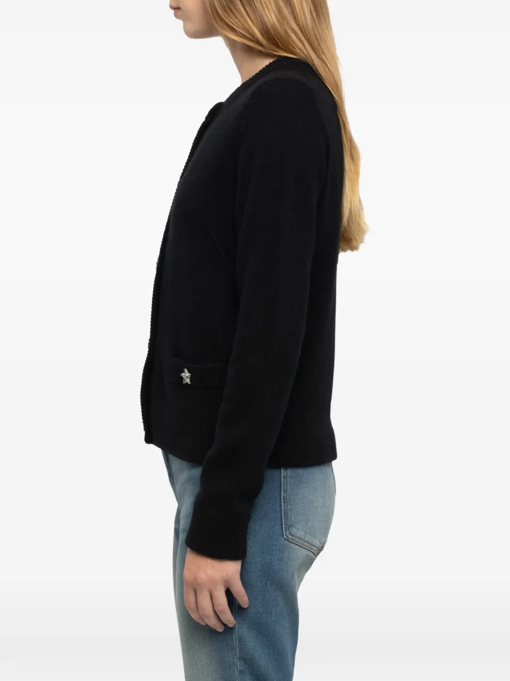 Zadig&Voltaire Marcya WS bijoux vest Zwart