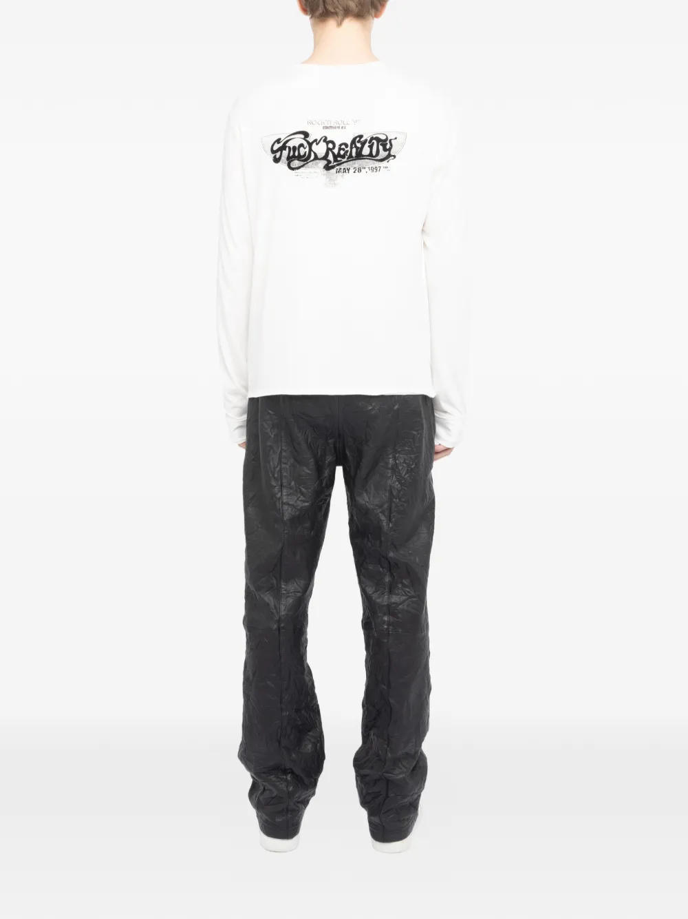 Zadig&Voltaire Monastir Henley T-shirt met lange mouwen Wit
