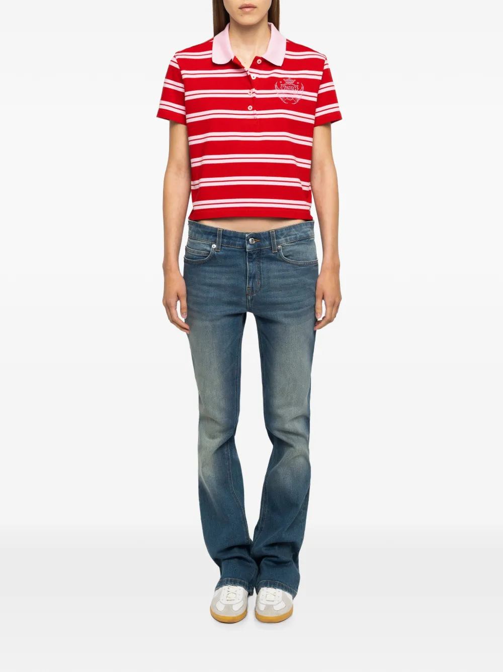 Zadig&Voltaire Mirta poloshirt Rood