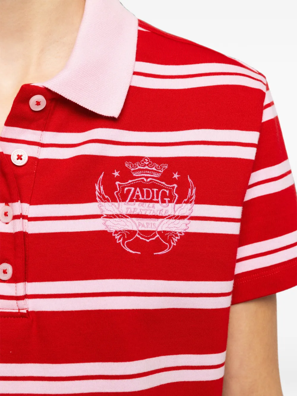 Zadig&Voltaire Mirta poloshirt Rood