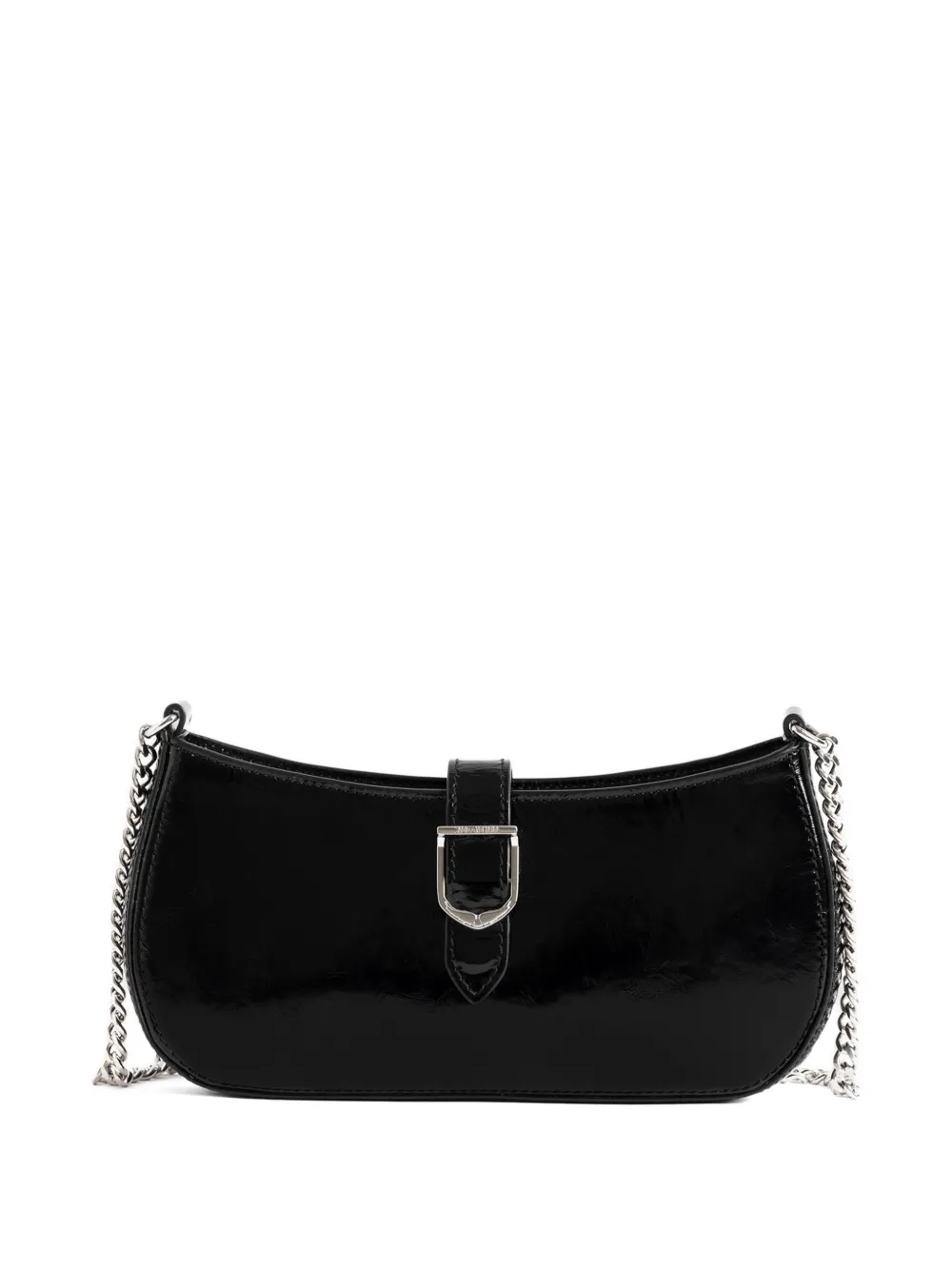 Zadig&Voltaire Janis leren schoudertas Zwart