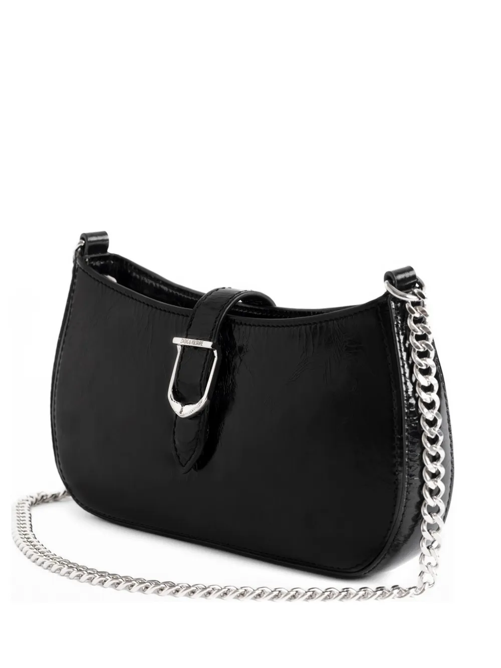 Zadig&Voltaire Janis leren schoudertas Zwart