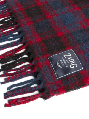 ZADIG&VOLTAIRE スカル柄　ストール　大判　レーヨン　ザディグ　黒 ZADIG&VOLTAIRE スカル柄 ストール 大判 レーヨン ザディグ 黒 【公式