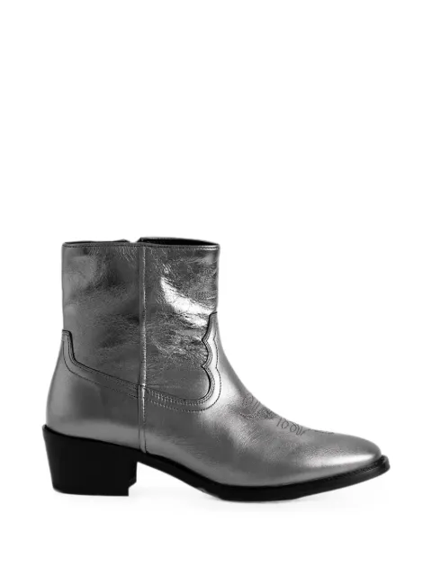 Zadig&Voltaire Tex low metal ankle boots