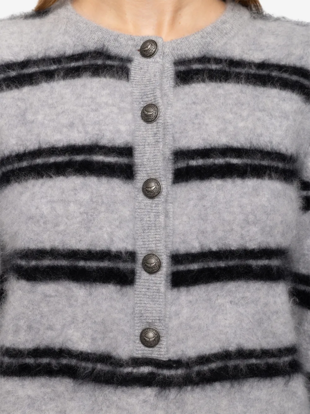 Zadig&Voltaire Mandala trui van 100% kasjmier Grijs
