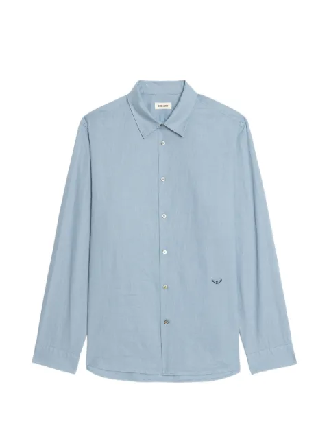 Zadig&Voltaire Sid embroidered-logo shirt