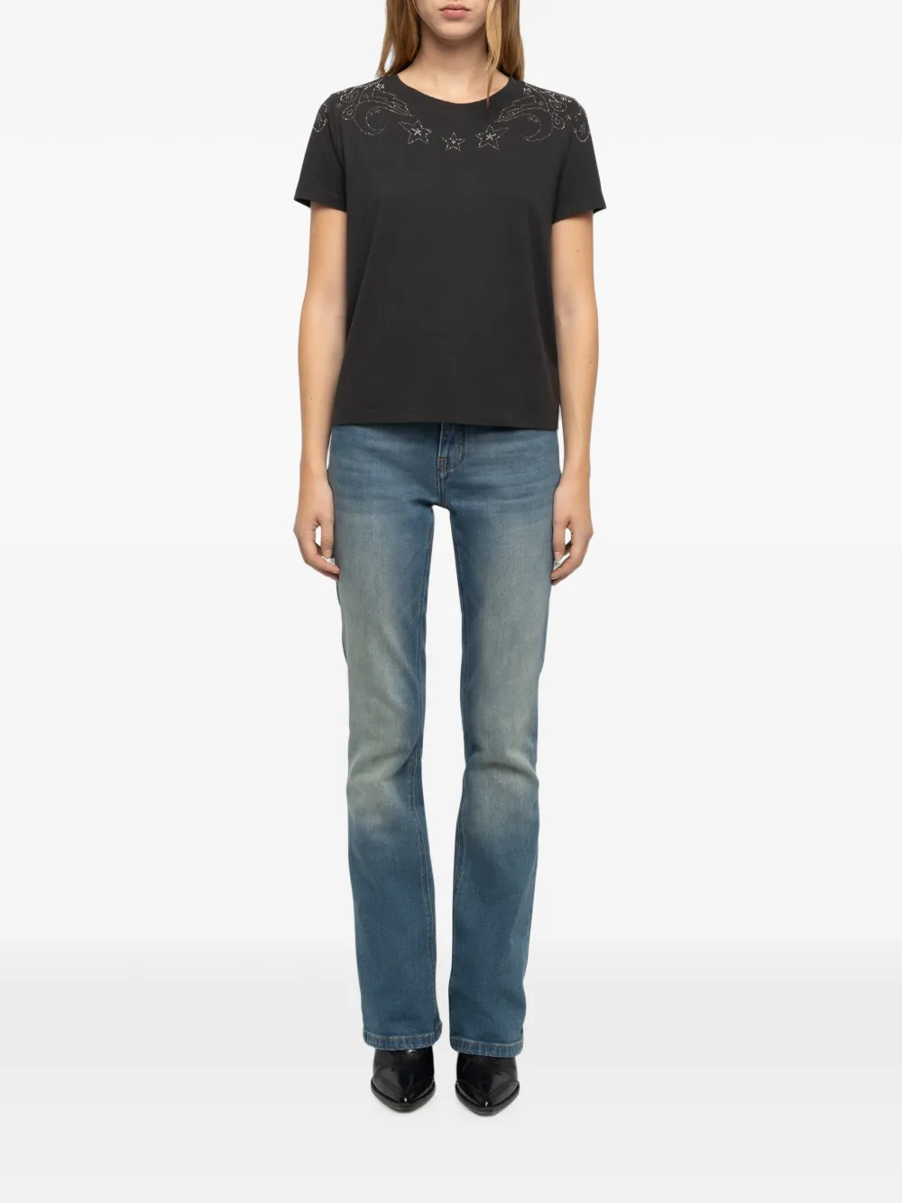 Zadig&Voltaire strass-embellished Alys T-shirt Zwart