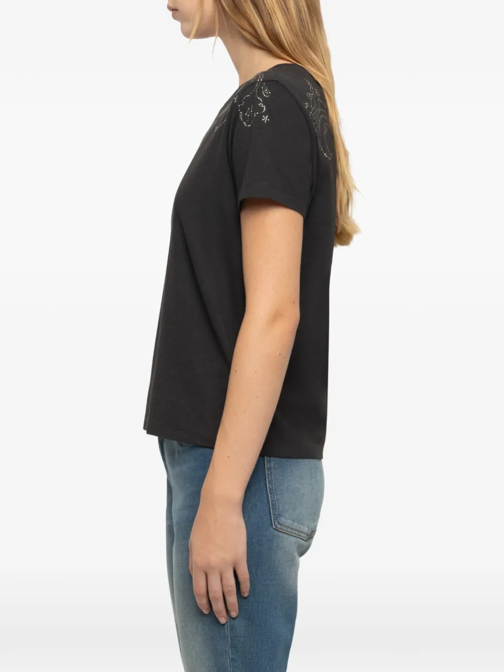 Zadig&Voltaire strass-embellished Alys T-shirt Zwart