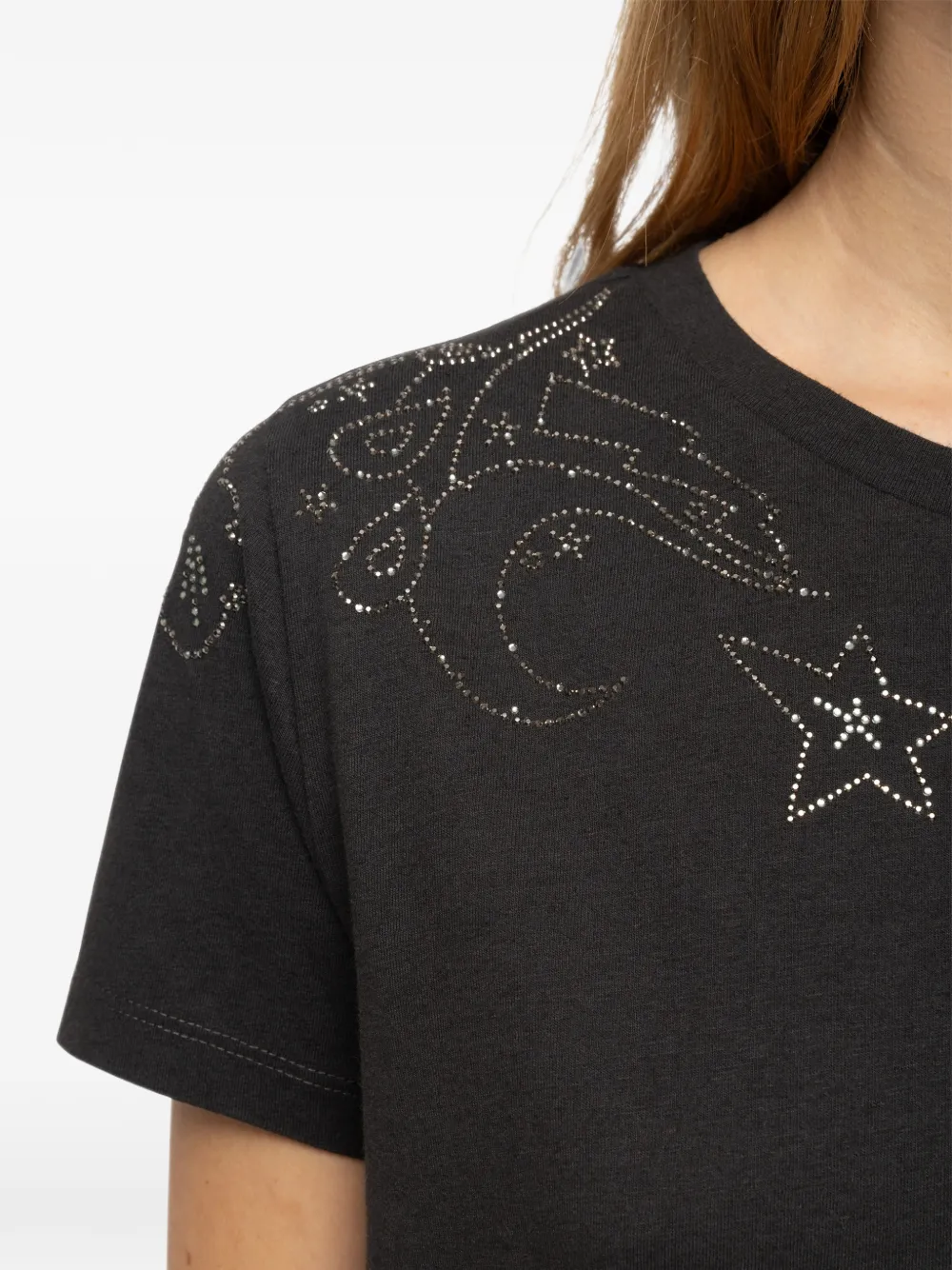 Zadig&Voltaire strass-embellished Alys T-shirt Zwart