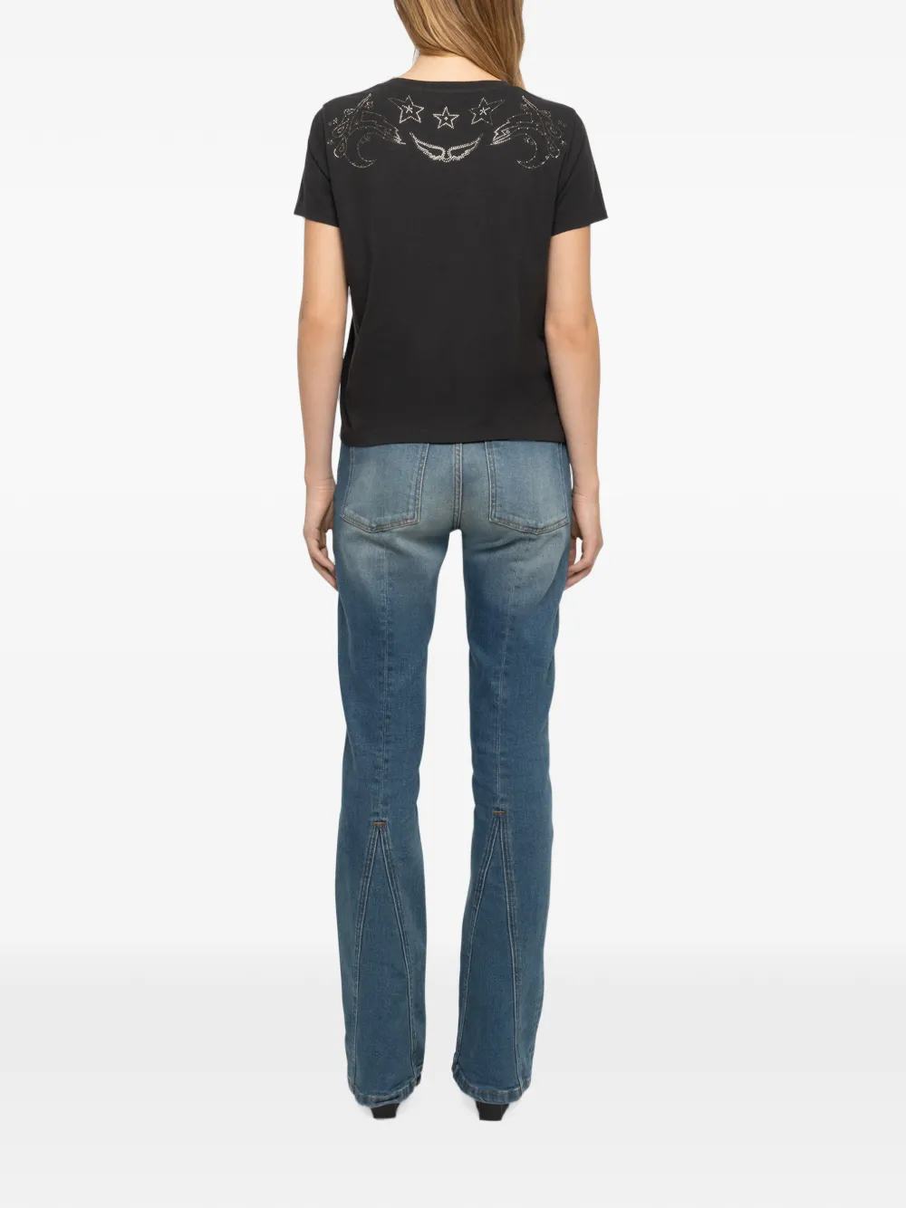 Zadig&Voltaire strass-embellished Alys T-shirt Zwart