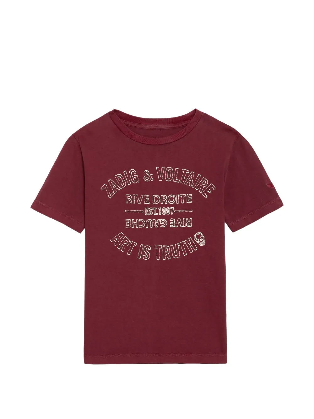 Zadig & Voltaire Kids Kita T-shirt Rood