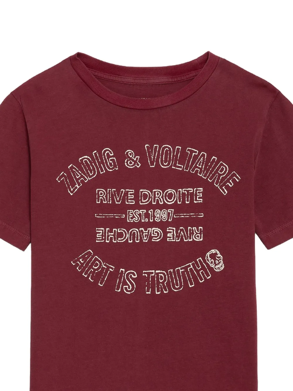 Zadig & Voltaire Kids Kita T-shirt Rood